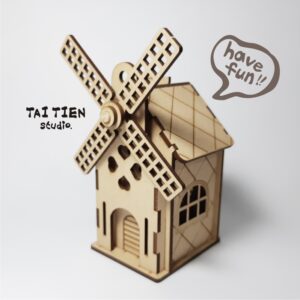 DIY夏日微風x風車造型音樂盒